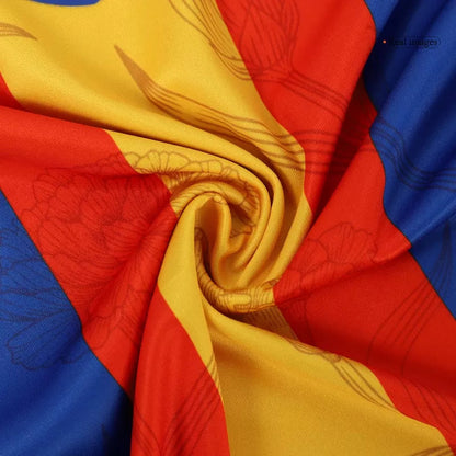 Maglia da calcio pre-partita della Spagna EURO 2024 - Blu