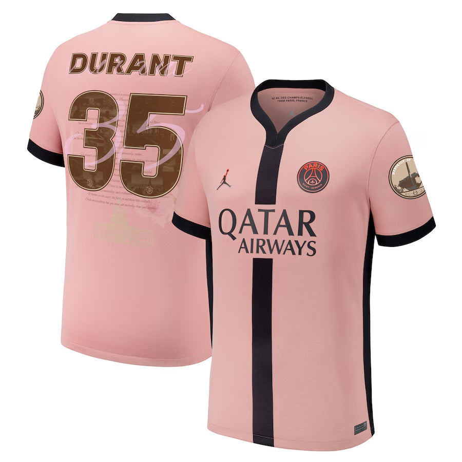 Special Edition PSG Third Away Soccer Jersey 2024/25 – Kevin Durant-35 ‘From D.C. to Paris’
