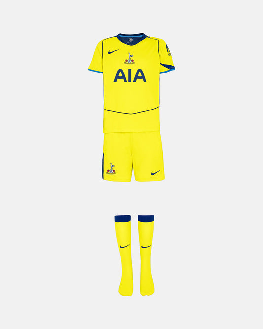 Tottenham Hotspur Kids Third Away Soccer Jersey 2025/26 (Jersey+Shorts+Socks)