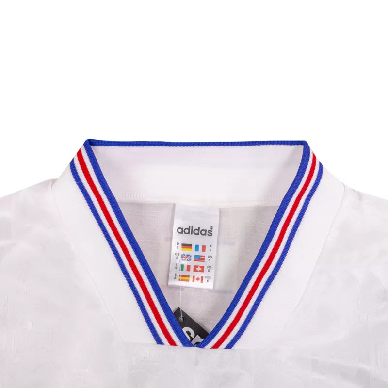 France Away Retro Soccer Jersey 1996