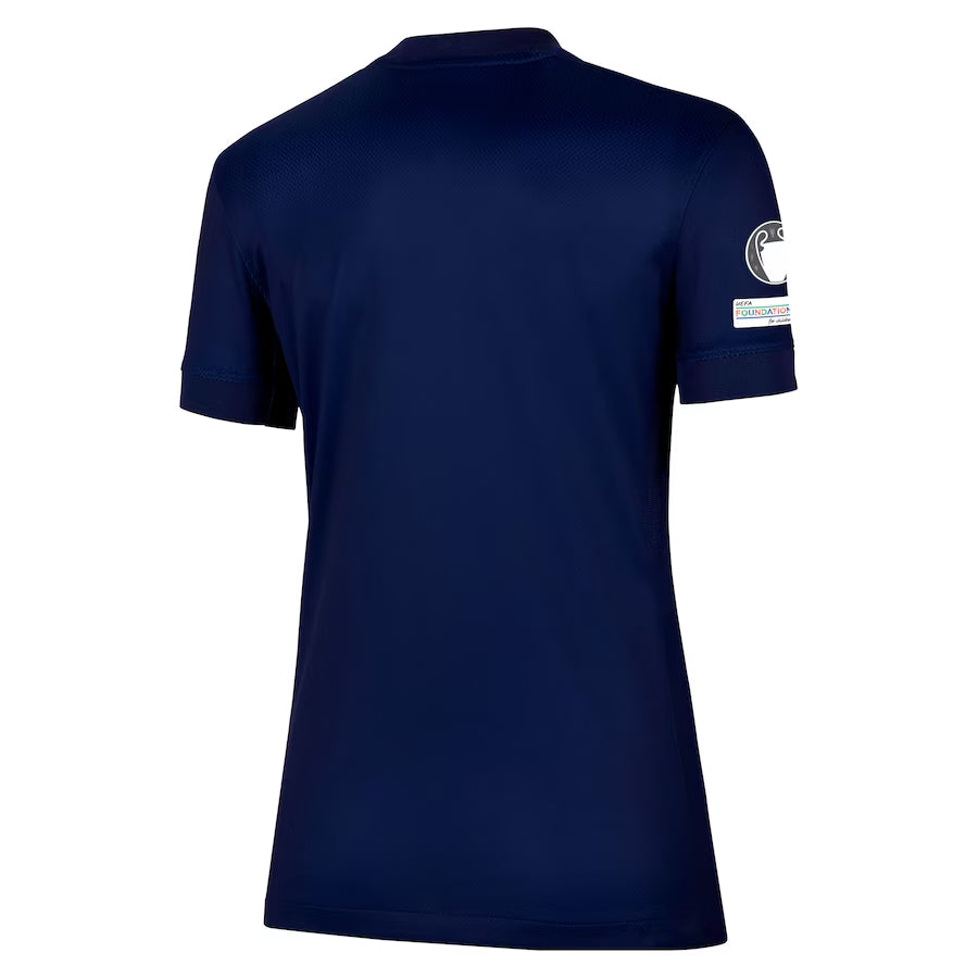 Women's PSG Home Match Shirt 2025-26 with Champions League and UEFA Foundation 10th Anniversary Badge