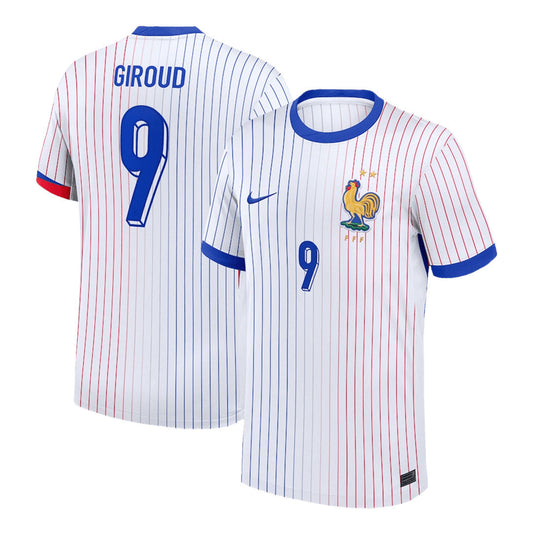 [Super Quality] Men's France GIROUD #9 Away Soccer Jersey Euro 2024