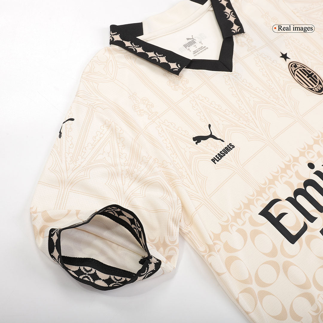 AC Milan X Pleasures Fouth Away  Soccer Jersey 2023/24 Top Soccer Jerseys Store