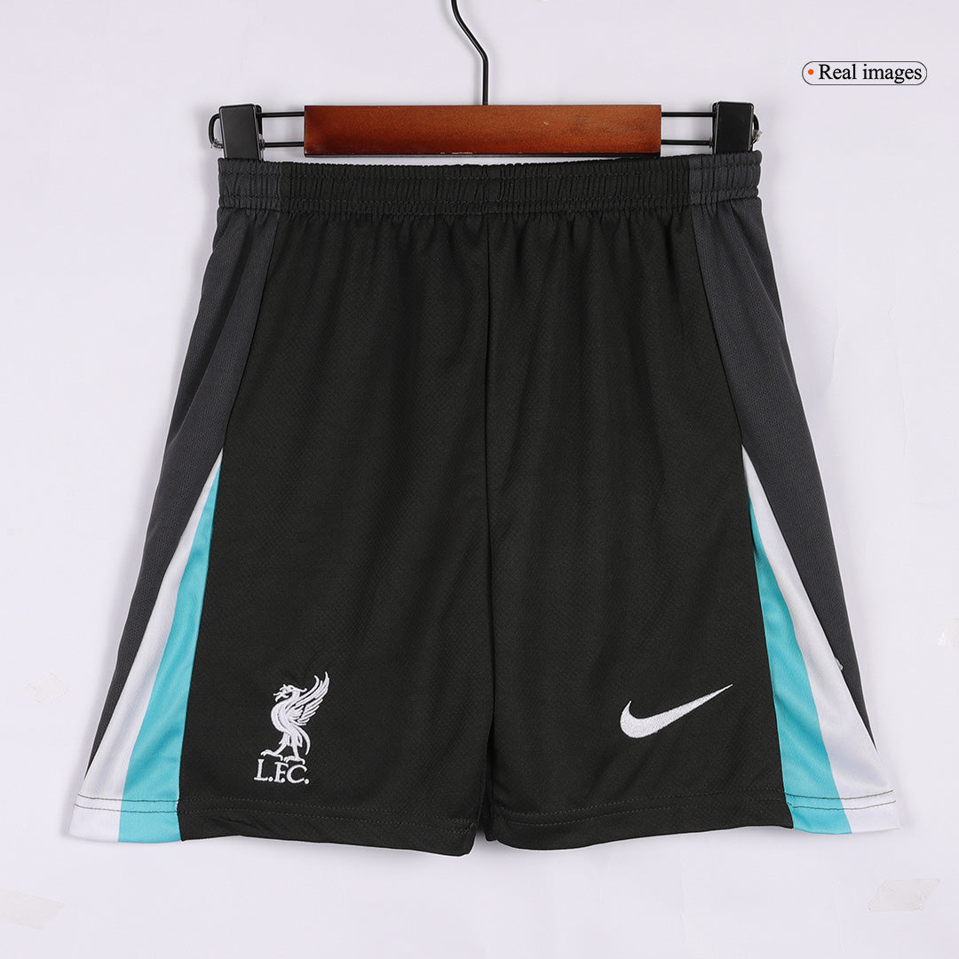 Kid's Liverpool Away  Soccer Jersey Kit(Jersey+Shorts+Socks) 2024/25 Top Soccer Jerseys Store