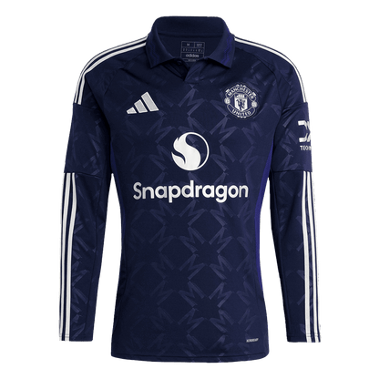 Manchester United Away Long Sleeve  Soccer Jersey 2024/25 Top Soccer Jerseys Store