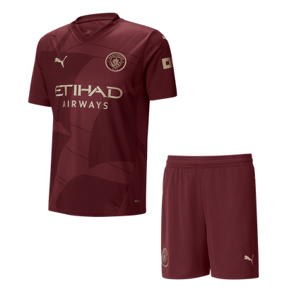 Manchester City Third Away  Soccer Jersey Kit(Jersey+Shorts) 2024/25 Top Soccer Jerseys Store