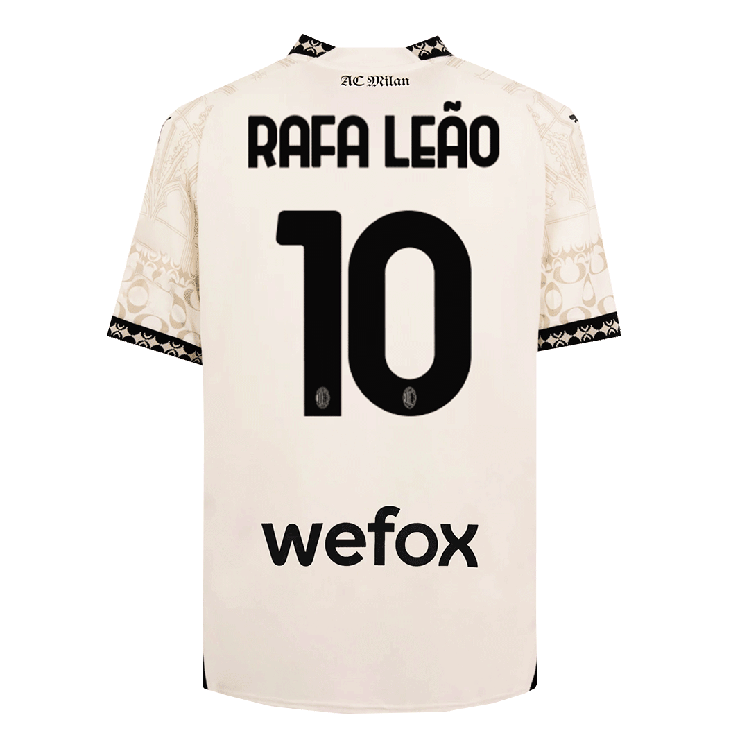 RAFA LE?O #10 AC Milan X Pleasures Fouth Away  Soccer Jersey 2023/24 Top Soccer Jerseys Store