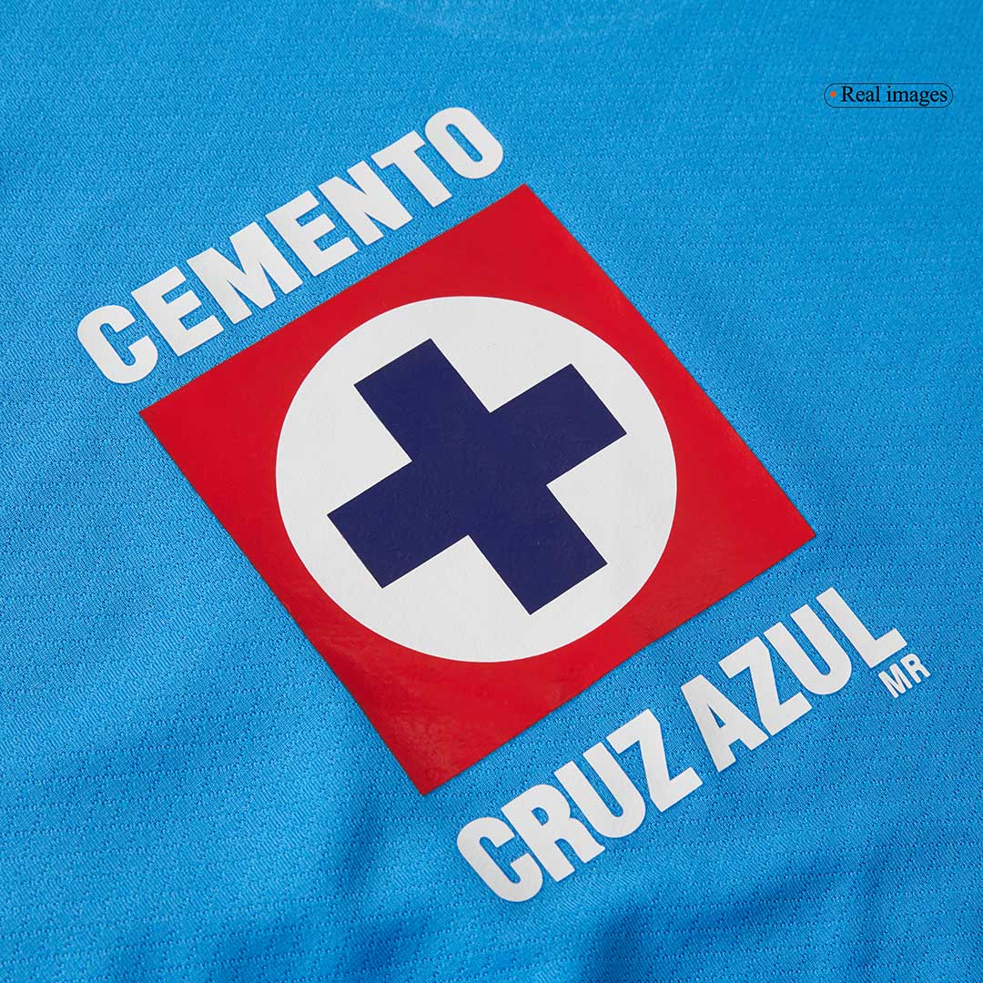 Kid's Cruz Azul Home  Soccer Jersey Kit(Jersey+Shorts) 2024/25 Top Soccer Jerseys Store