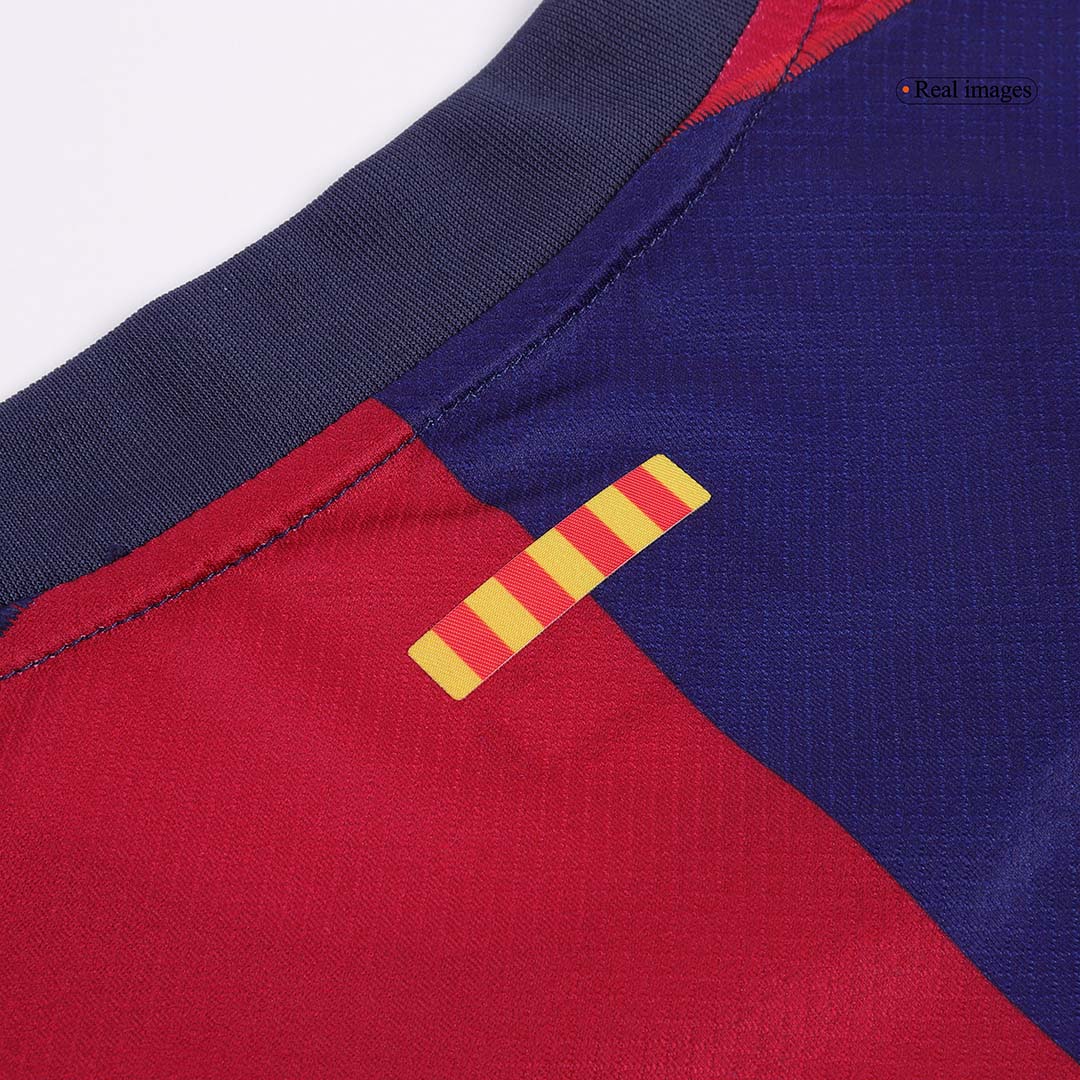 GAVI #6 Barcelona Home  Soccer Jersey 2024/25- Spotify Logo Without Text Top Soccer Jerseys Store