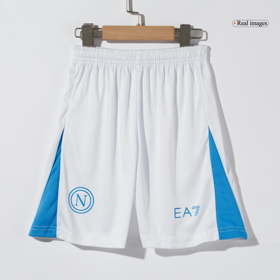 Kid's Napoli Home  Soccer Jersey Kit(Jersey+Shorts) 2024/25 Top Soccer Jerseys Store