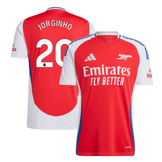 JORGINHO #20 Arsenal Home  Soccer Jersey 2024/25 Top Soccer Jerseys Store
