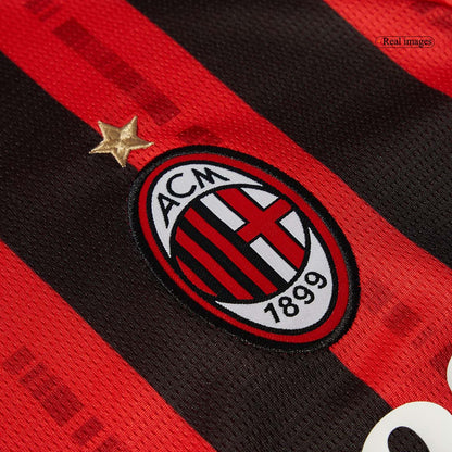 AC Milan Home Long Sleeve  Soccer Jersey 2024/25 Top Soccer Jerseys Store