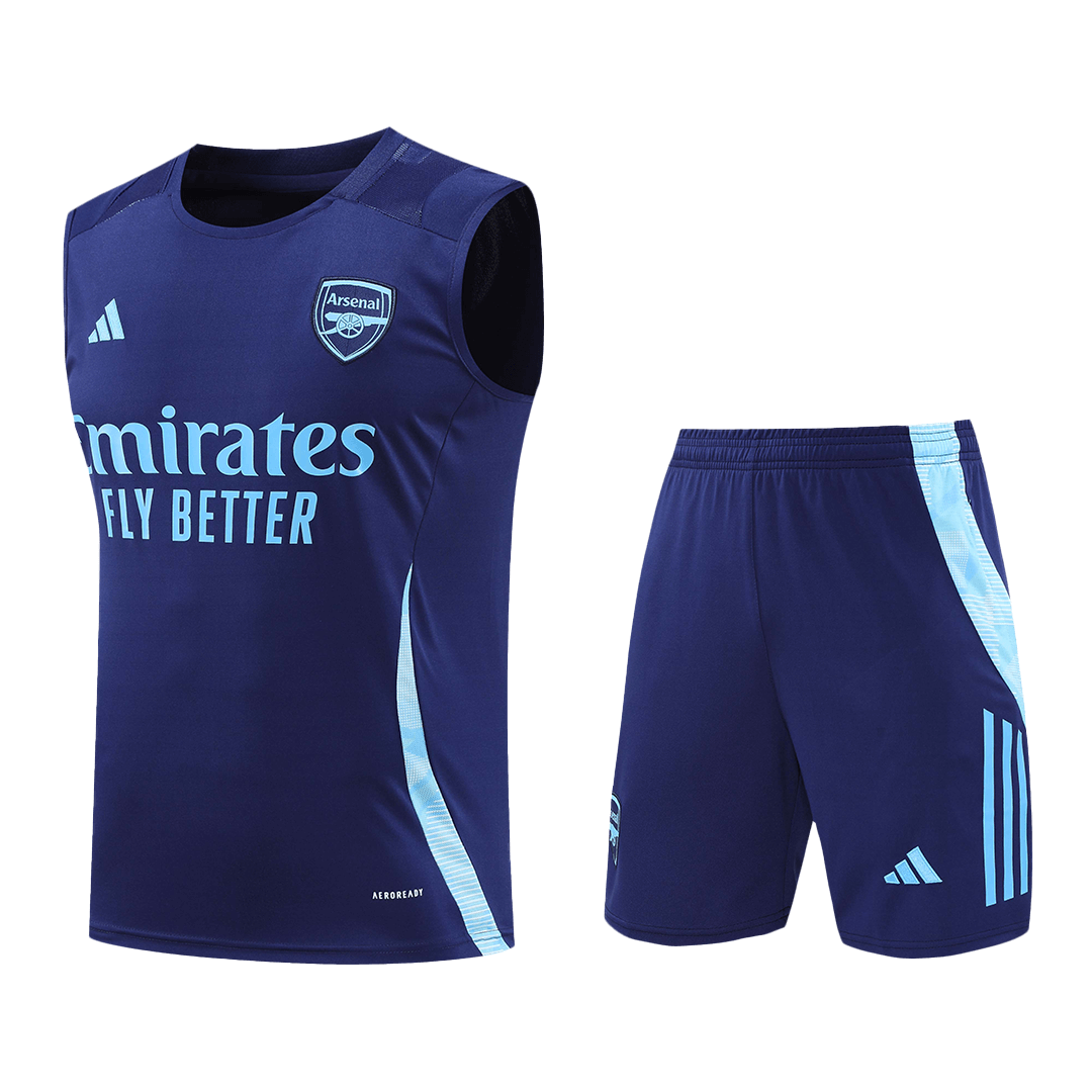 Arsenal Pre-Match  Soccer Jersey Vest Kit(Jersey+Shorts) 2024/25 Top Soccer Jerseys Store