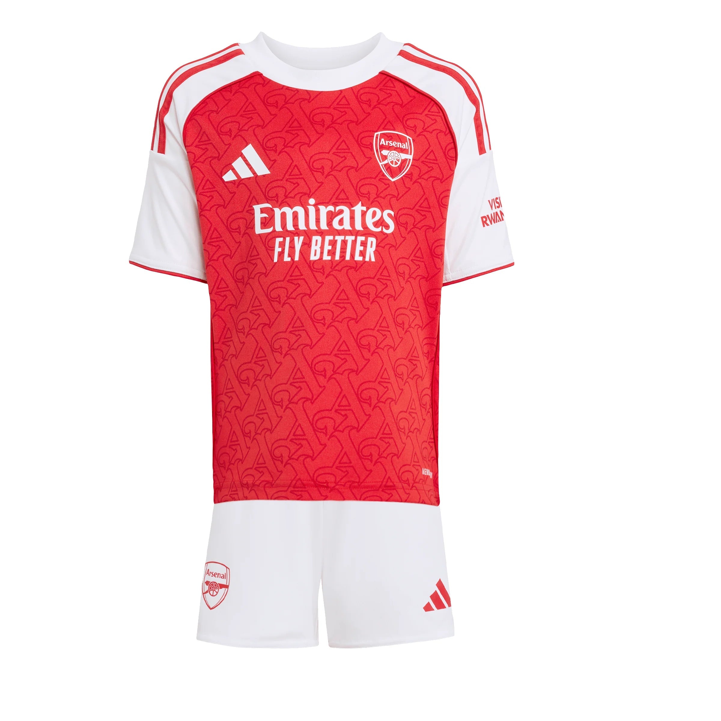 Kid's Arsenal Home Soccer Jersey Kit(Jersey+Shorts) 2025/26