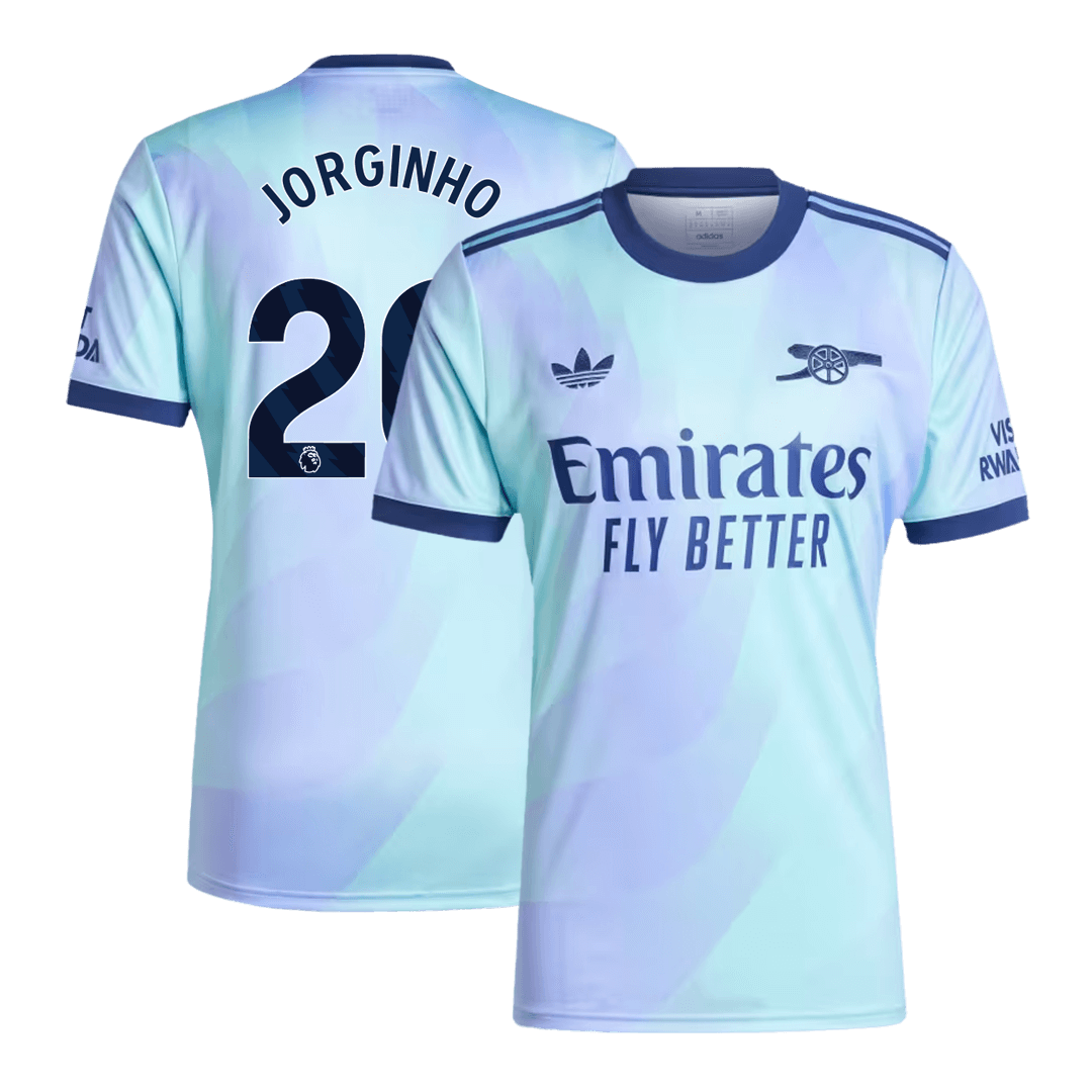 JORGINHO #20 Arsenal Third Away  Soccer Jersey 2024/25 Top Soccer Jerseys Store