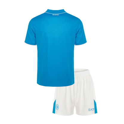 Kid's Napoli Home  Soccer Jersey Kit(Jersey+Shorts) 2024/25 Top Soccer Jerseys Store