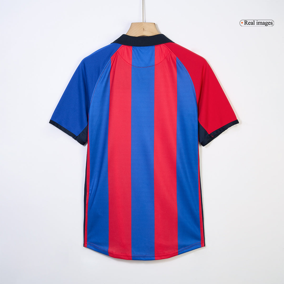 Retro RIVALDO #10 2001/02 Barcelona Home  Soccer Jersey Top Soccer Jerseys Store