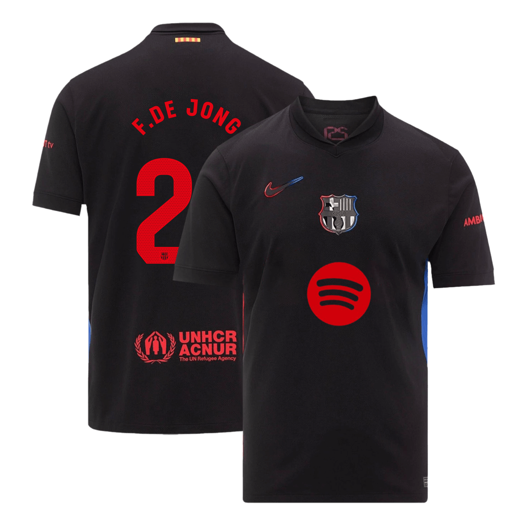 F.DE JONG #21 Barcelona Away  Soccer Jersey 2024/25 Top Soccer Jerseys Store
