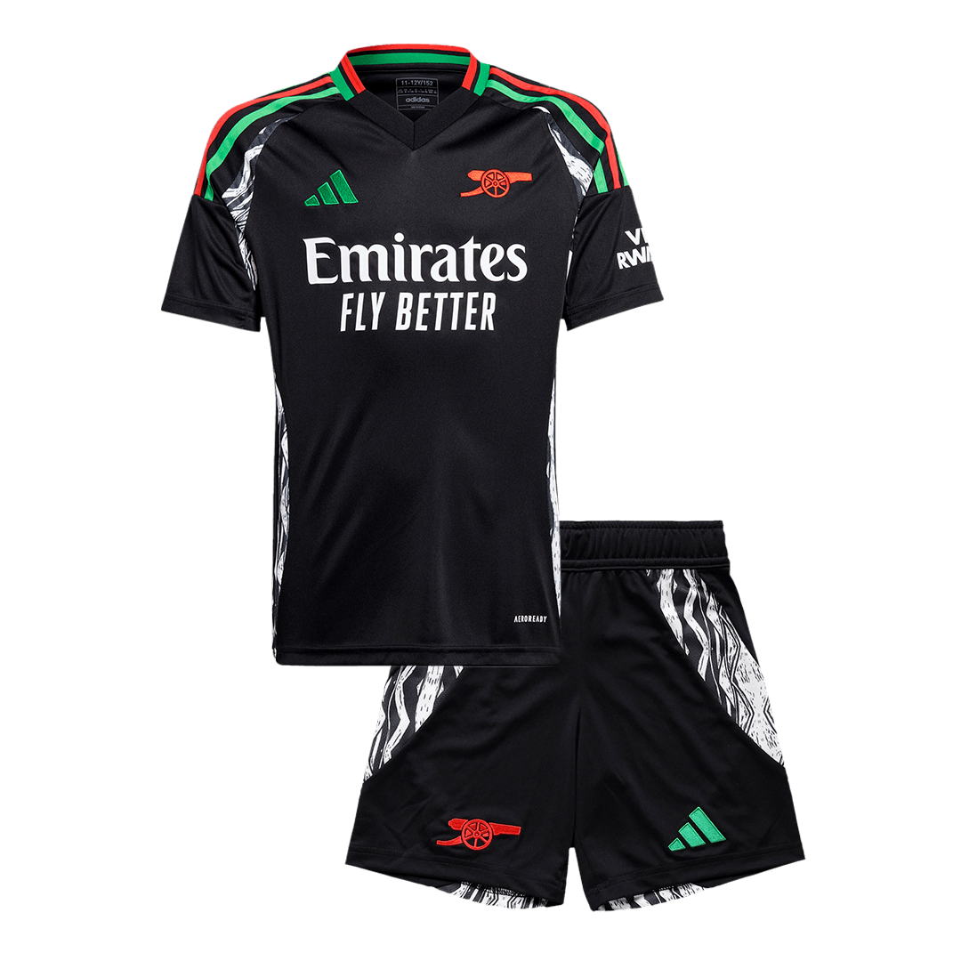 Kid's Arsenal Away  Soccer Jersey Kit(Jersey+Shorts) 2024/25 Top Soccer Jerseys Store