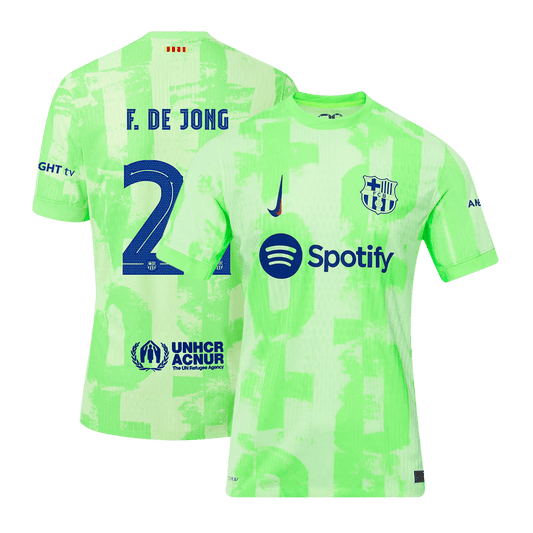 Player Version F.DE JONG #21 Barcelona Third Away  Soccer Jersey 2024/25 - UCL Top Soccer Jerseys Store