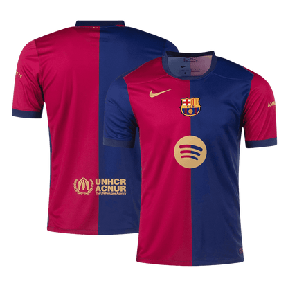 Barcelona Home  Soccer Jersey 2024/25-Spotify Logo Without Text Top Soccer Jerseys Store