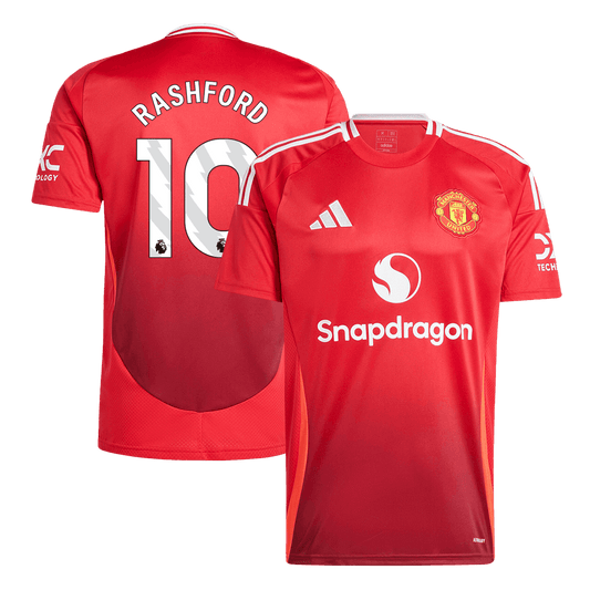 RASHFORD #10 Manchester United Home  Soccer Jersey 2024/25 Top Soccer Jerseys Store