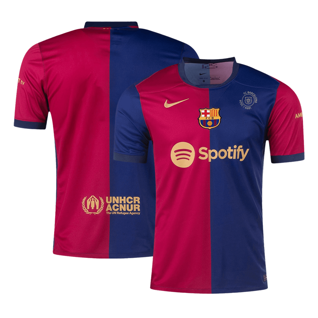 Barcelona Home  Soccer Jersey 2024/25- 125th Anniversary Top Soccer Jerseys Store