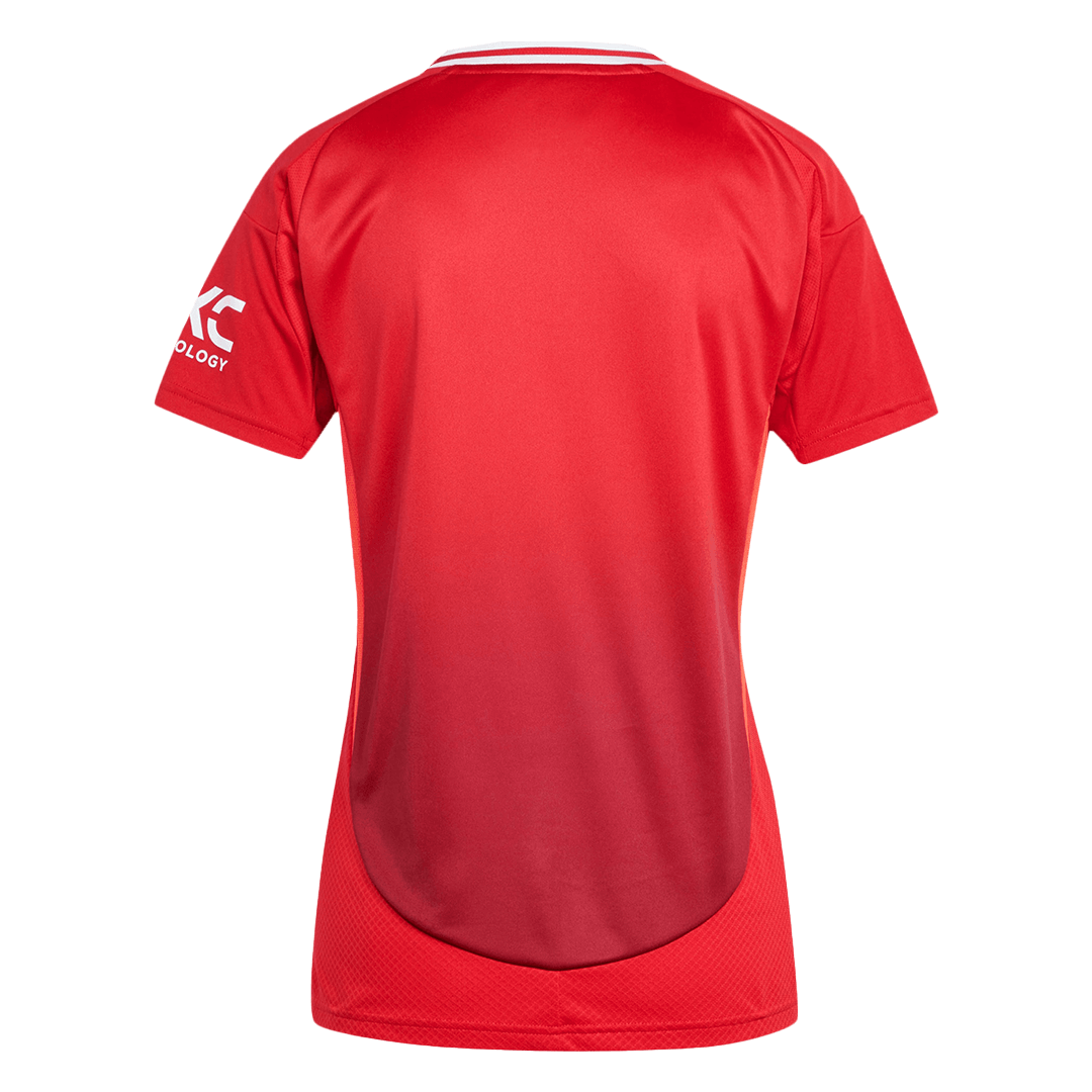 Women's Manchester United Home  Soccer Jersey 2024/25 Top Soccer Jerseys Store