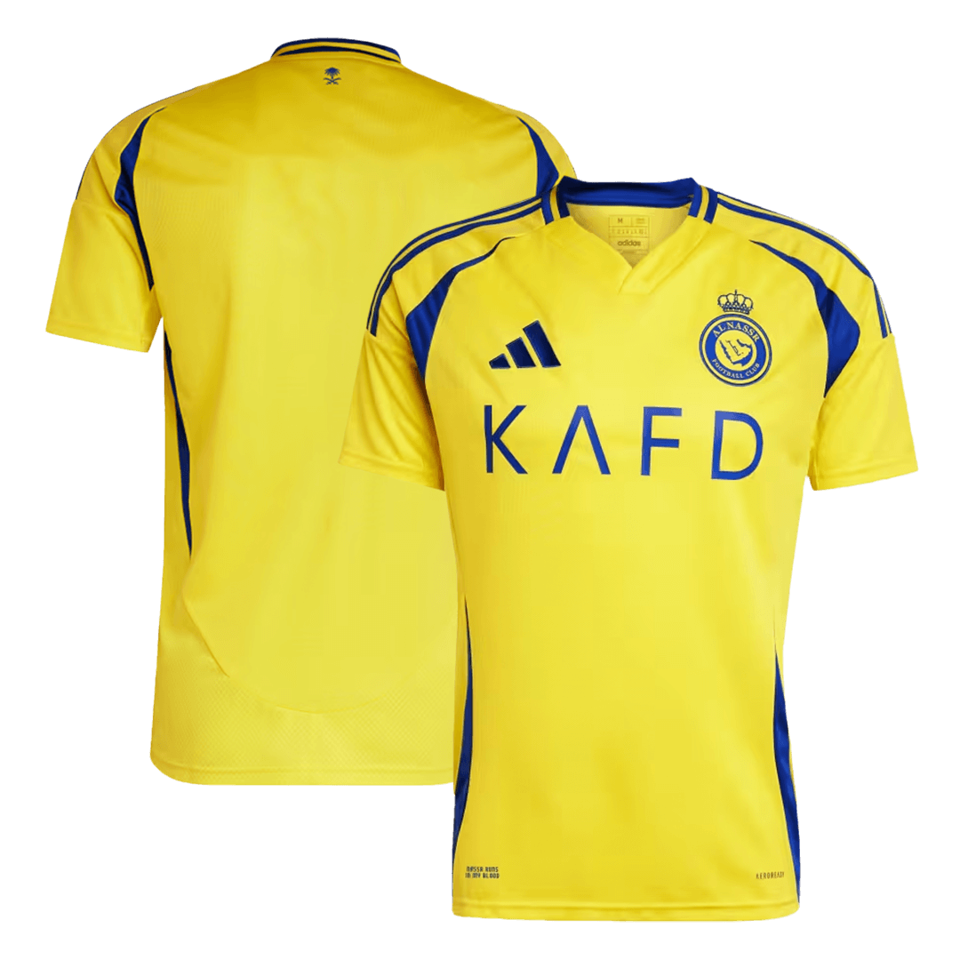 Al Nassr Home  Soccer Jersey 2024/25 Top Soccer Jerseys Store