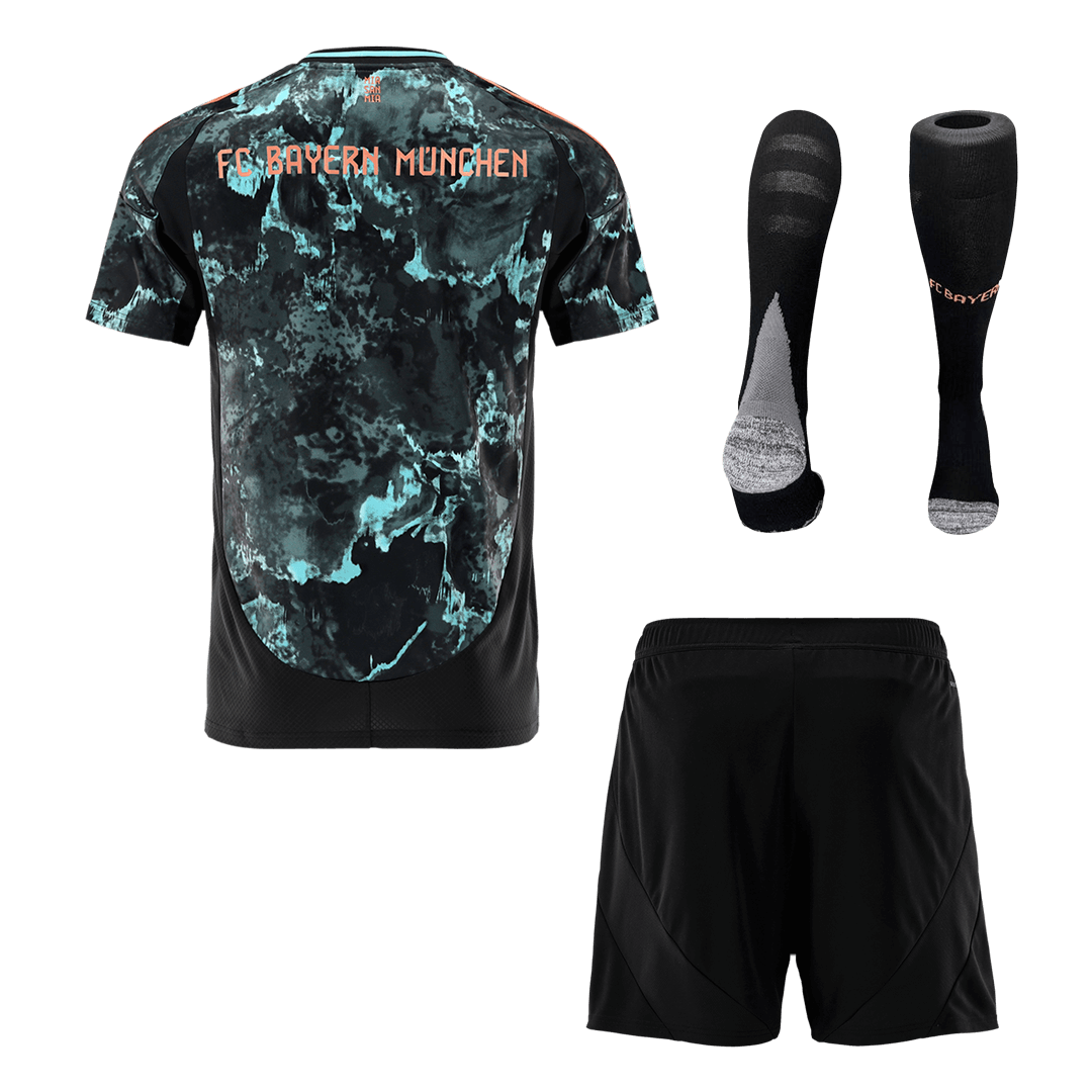 Bayern Munich Away  Soccer Jersey Kit(Jersey+Shorts+Socks) 2024/25 Top Soccer Jerseys Store
