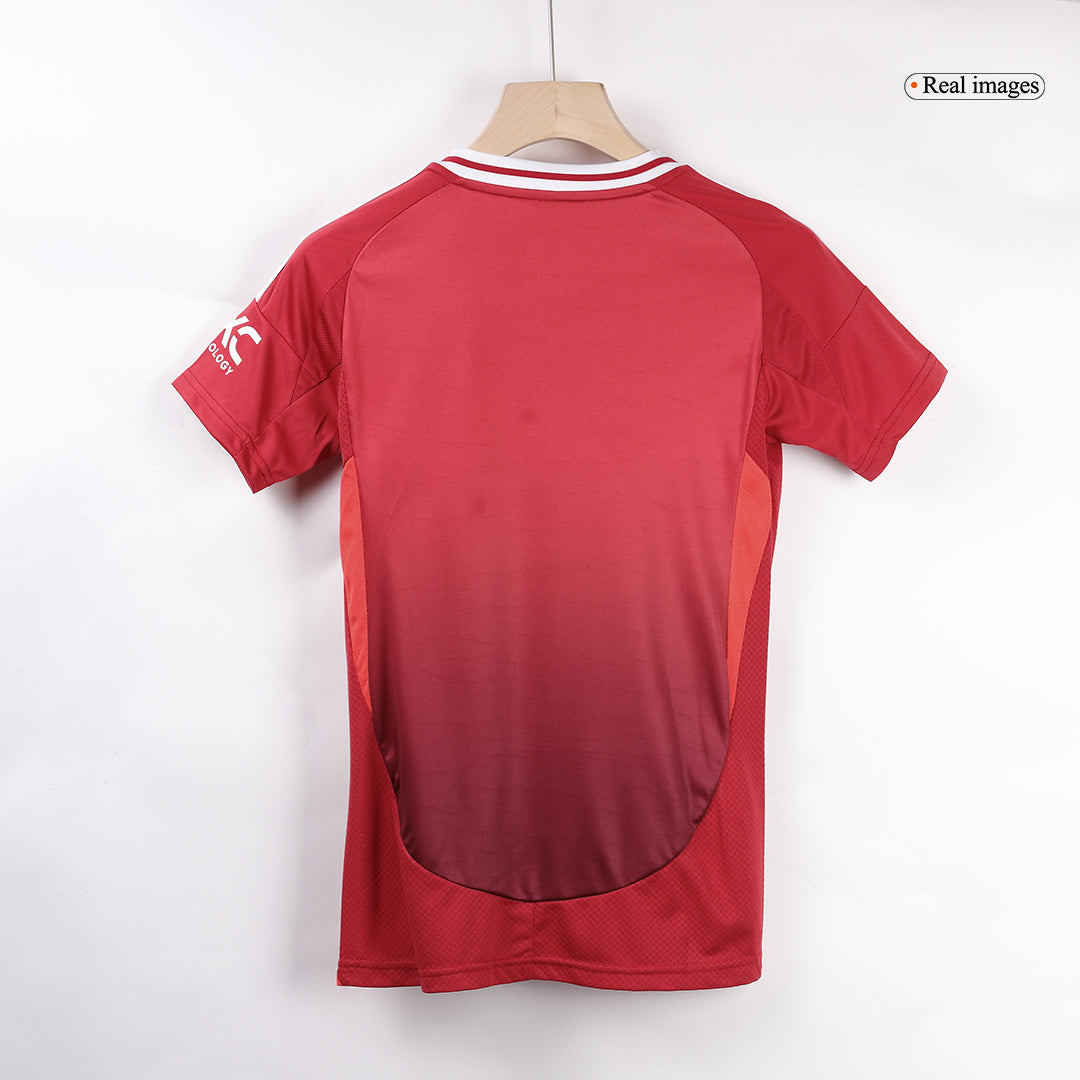 Women's Manchester United Home  Soccer Jersey 2024/25 Top Soccer Jerseys Store