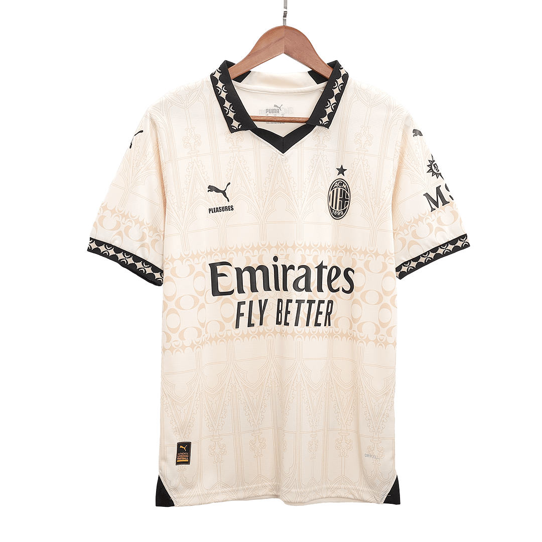 AC Milan X Pleasures Fouth Away  Soccer Jersey 2023/24 Top Soccer Jerseys Store