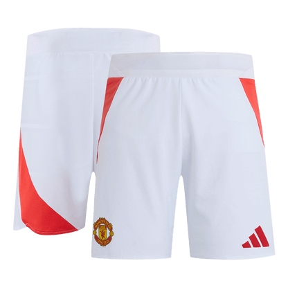 Player Version Manchester United Home Soccer Shorts 2024/25 Top Soccer Jerseys Store