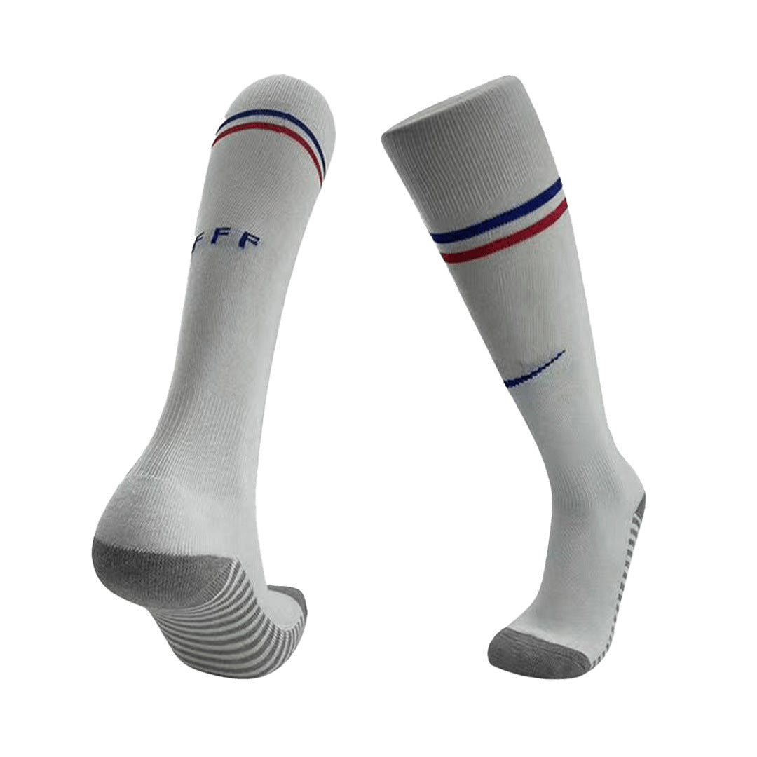 Kid's France Away Soccer Socks Euro 2024