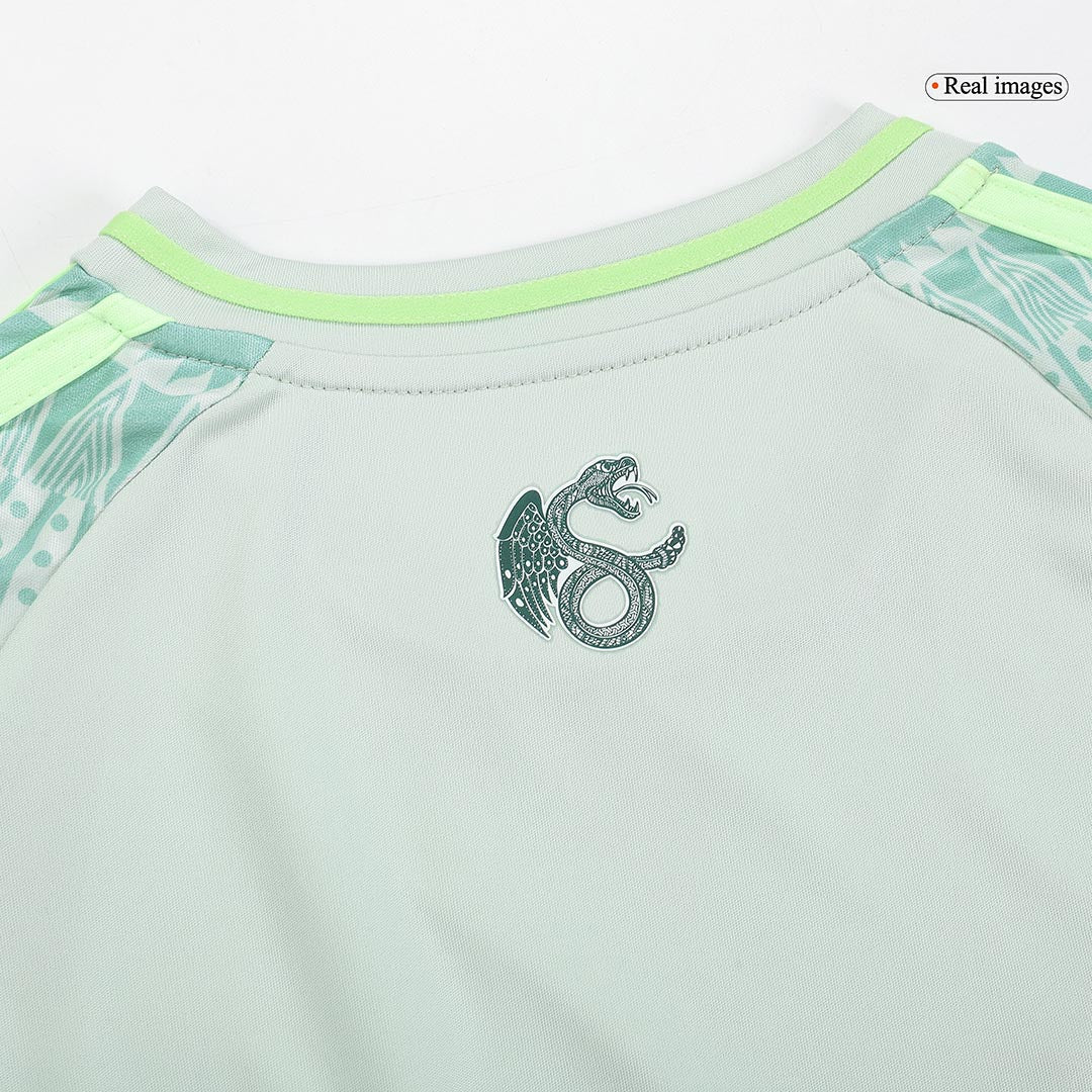 Kid's Mexico Away Jerseys Kit(Jersey+Shorts) Copa América 2024 Top Soccer Jerseys Store