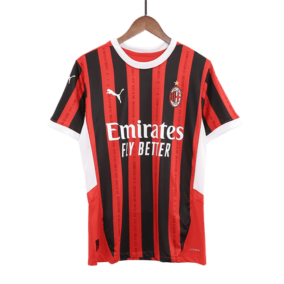 Player Version MORATA #7 AC Milan Home  Soccer Jersey 2024/25 Top Soccer Jerseys Store