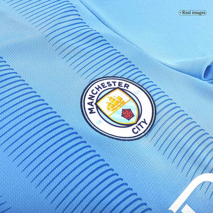 CHAMPIONS #23 Manchester City Home  Soccer Jersey 2023/24 Top Soccer Jerseys Store