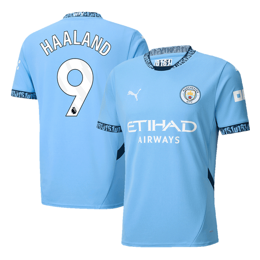 HAALAND #9 Manchester City Home  Soccer Jersey 2024/25 Top Soccer Jerseys Store
