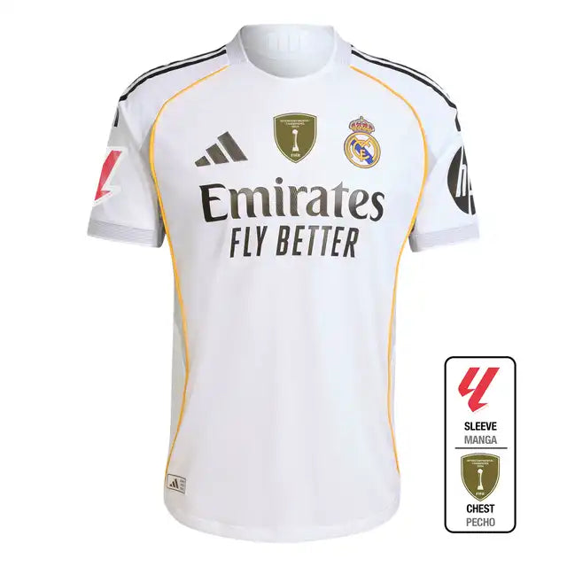 Player Version Real Madrid 2025/26 Home Soccer Jersey