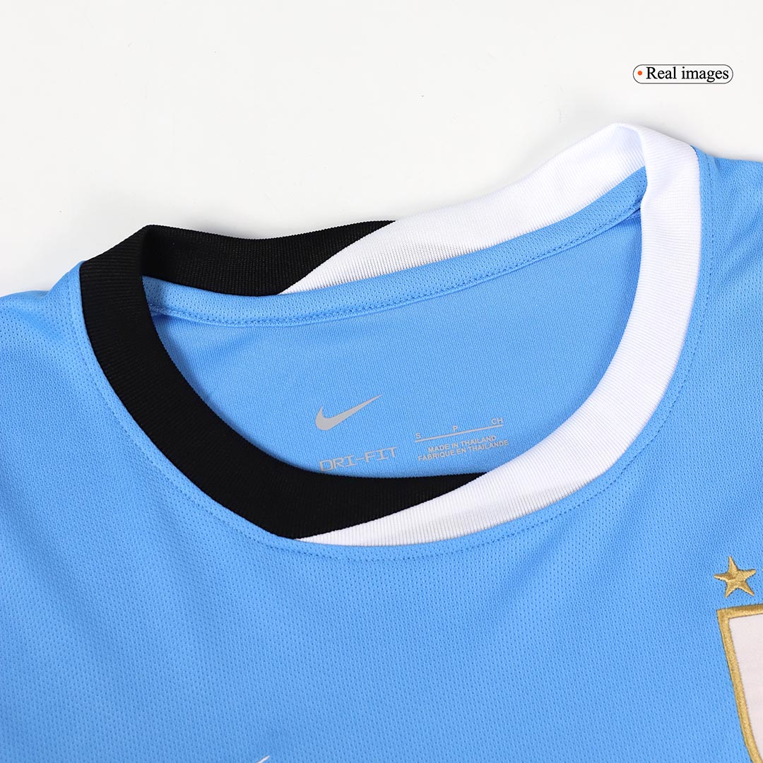 Men's Uruguay Home Soccer Jersey Copa América 2024 topsoccerjerseys.com