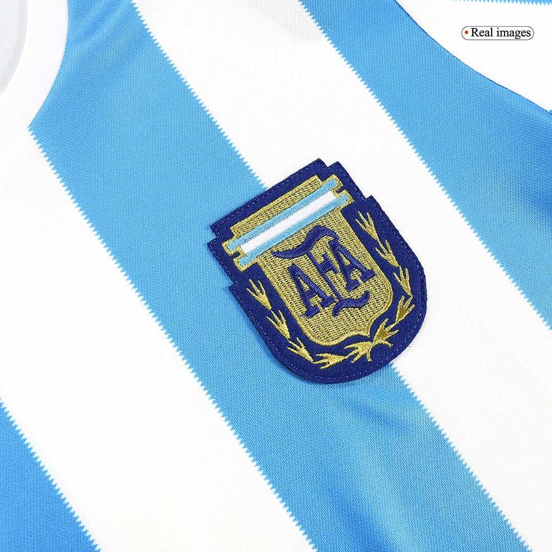 Argentina Home Retro Soccer Jersey 1986