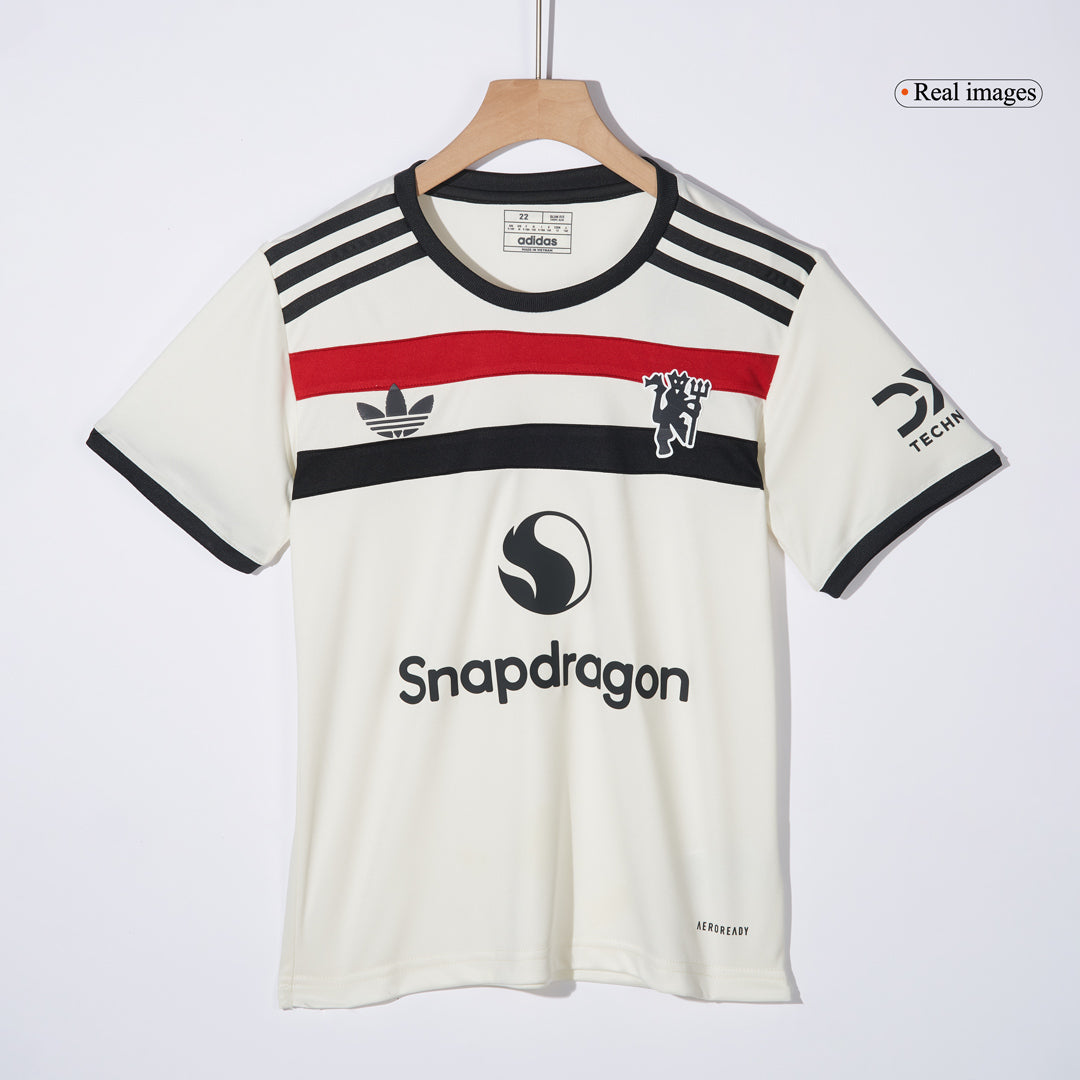 Kid's Manchester United Third Away  Soccer Jersey Kit(Jersey+Shorts) 2024/25 Top Soccer Jerseys Store