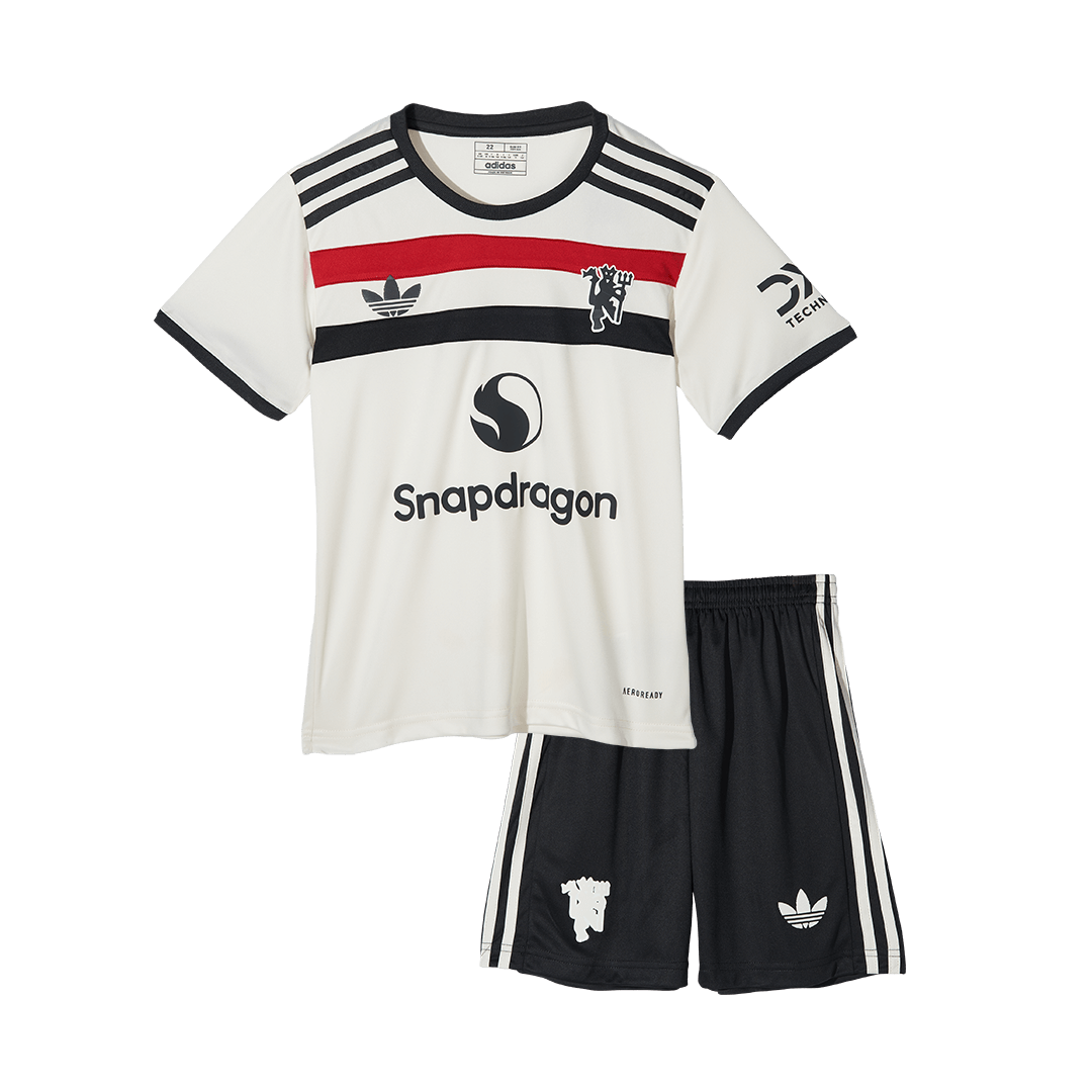 Kid's Manchester United Third Away  Soccer Jersey Kit(Jersey+Shorts+Socks) 2024/25 Top Soccer Jerseys Store