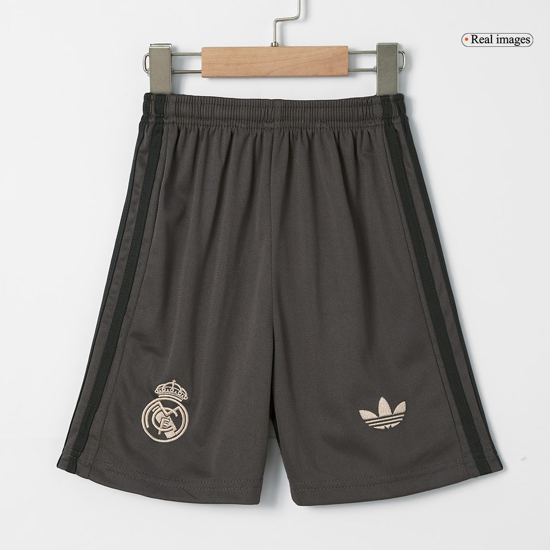 Kid's Real Madrid Third Away  Soccer Jersey Kit(Jersey+Shorts) 2024/25 Top Soccer Jerseys Store