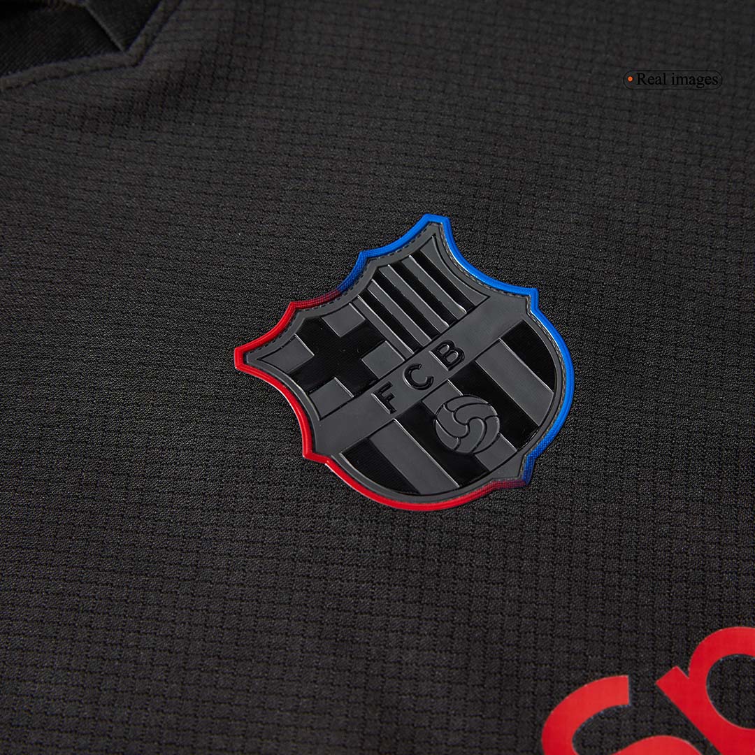 Kid's Barcelona Away  Soccer Jersey Kit(Jersey+Shorts) 2024/25 Top Soccer Jerseys Store