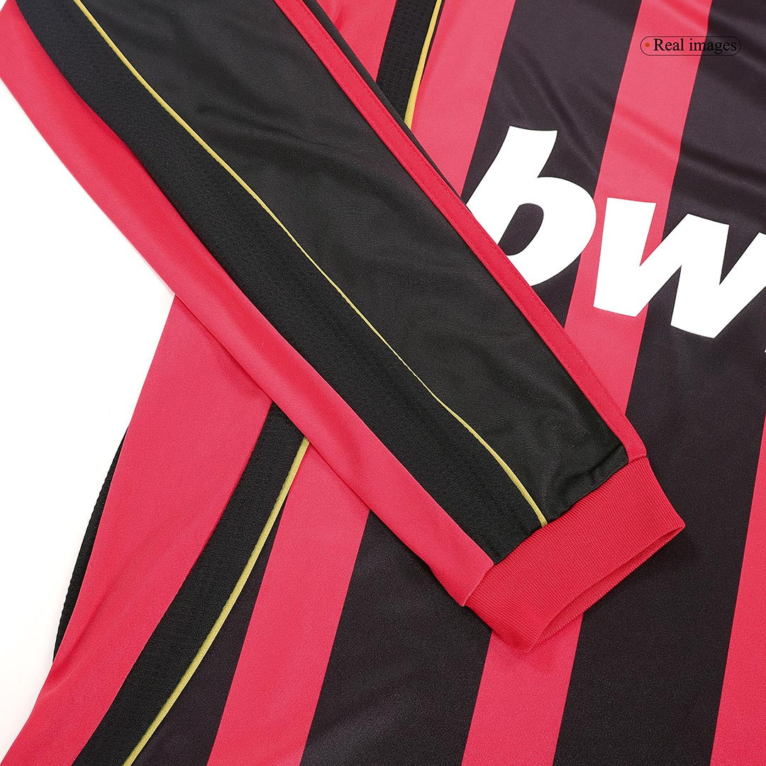 Retro KAKA' #22 2006/07 AC Milan Home Long Sleeve  Soccer Jersey Top Soccer Jerseys Store