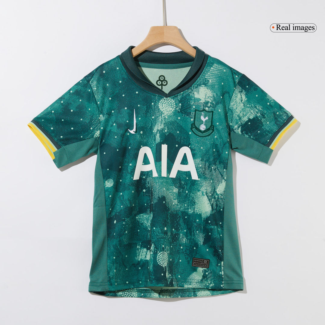 Kid's Tottenham Hotspur Third Away  Soccer Jersey Kit(Jersey+Shorts) 2024/25 Top Soccer Jerseys Store
