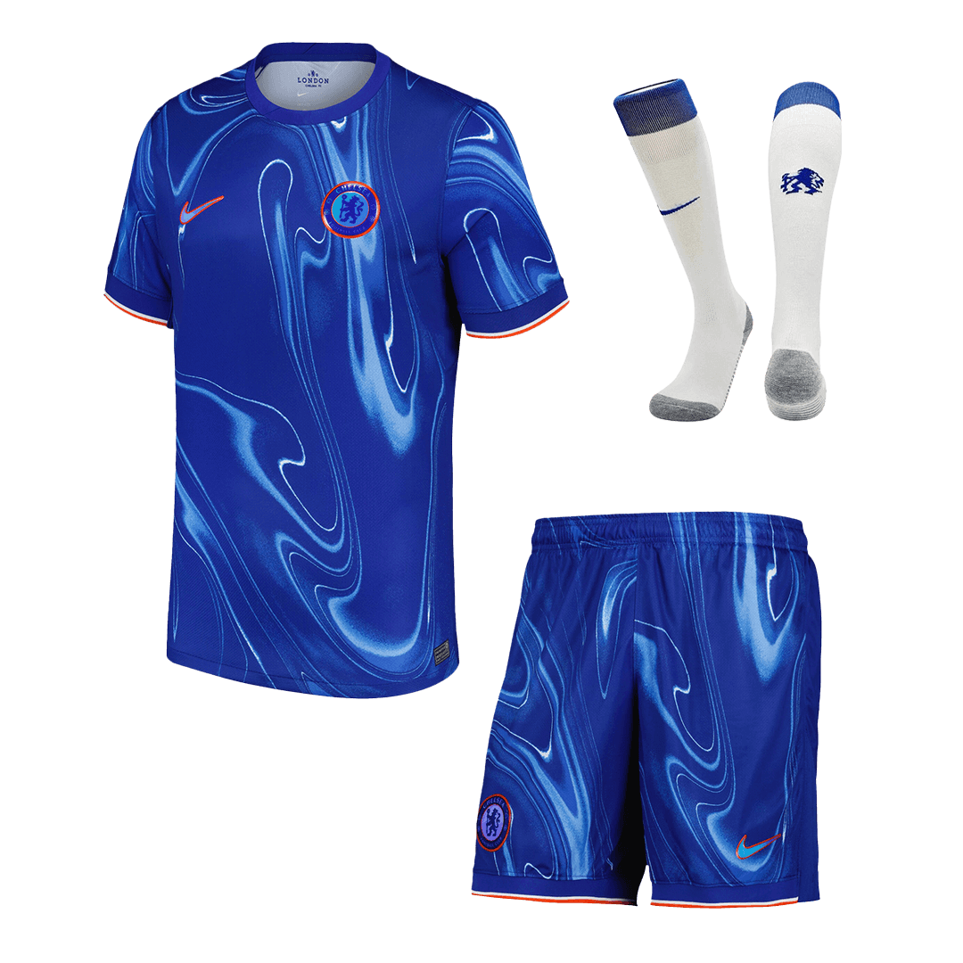 Chelsea Home  Soccer Jersey Kit(Jersey+Shorts+Socks) 2024/25 Top Soccer Jerseys Store