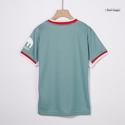 Kid's Atletico Madrid Away  Soccer Jersey Kit(Jersey+Shorts+Socks) 2024/25 Top Soccer Jerseys Store