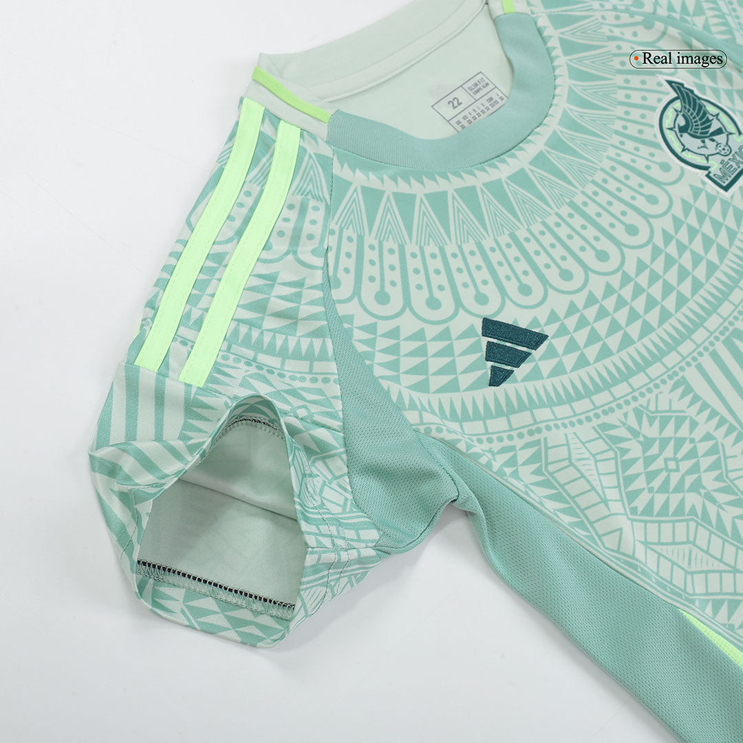 Kid's Mexico Away Jerseys Kit(Jersey+Shorts) Copa América 2024 Top Soccer Jerseys Store